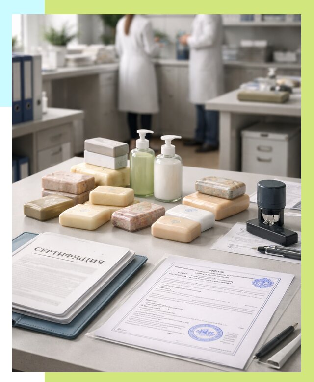 Сертификация мыла и сертификат на мыло в Иванове от 12398 | Алешин-Внв