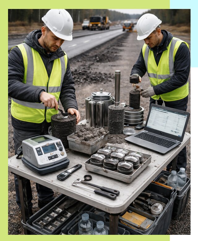 Сертификация асфальта: испытания и подтверждение в Иванове