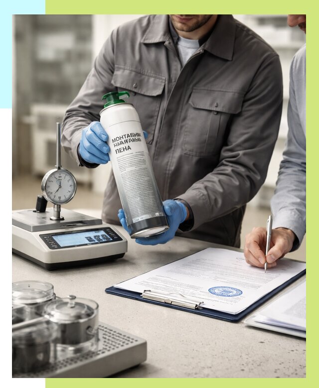 Сертификация монтажной пены в Иванове от 15498 р. | Алешин-Внв