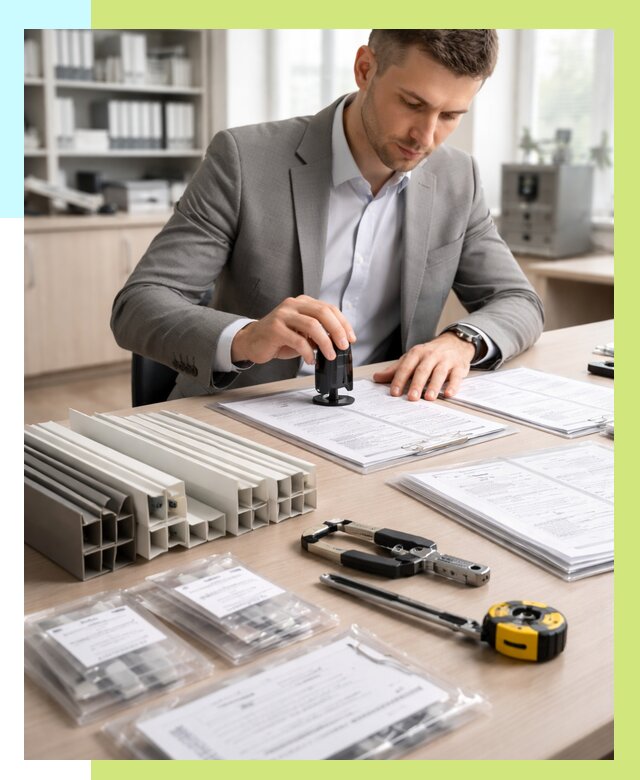 Сертификация ПВХ продукции в Иванове от 8782 р., Алешин-Внв