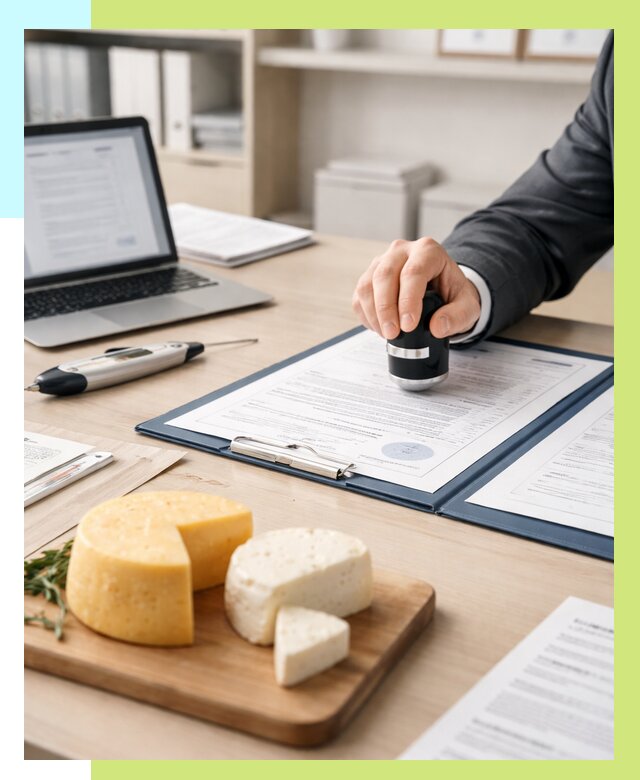 Сертификация сыров в Иванове от 15498 р | Сертификат на сыр Алешин-Внв