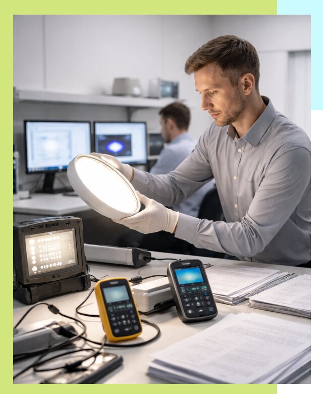 Сертификация светильников в Иванове: испытания и оформление