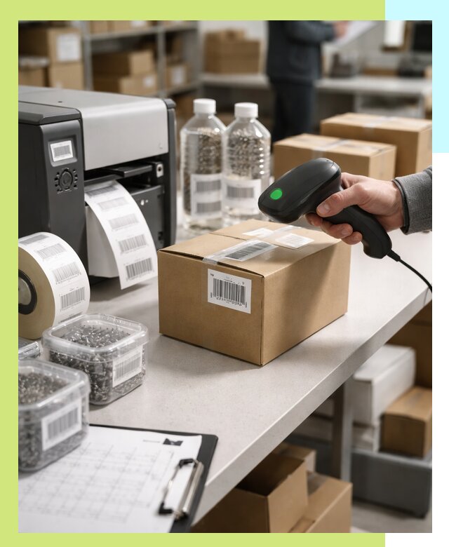 Штрихкодирование продукции и маркировка для продажи в Иванове