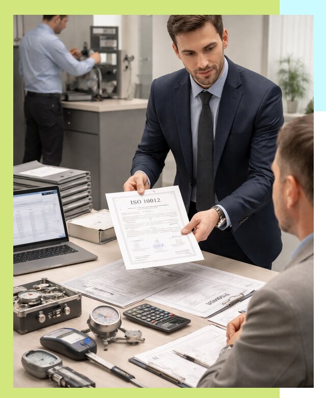 Выдача сертификата ISO 10012 по требованиям метрологии в Иванове